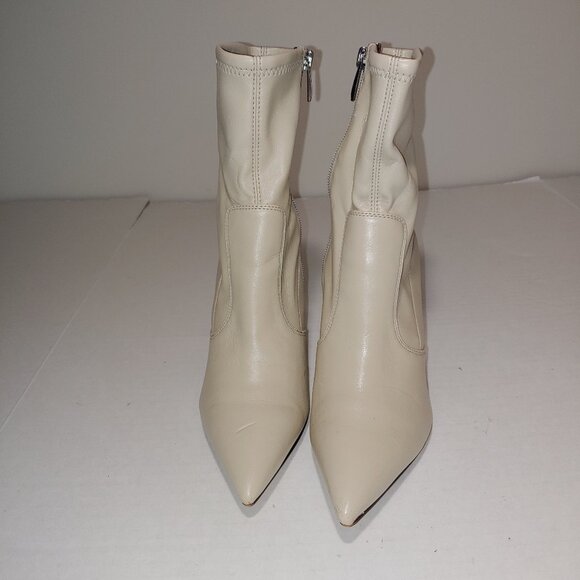 Franco Sarto Avana Mid Calf Boot Size 5.5 Cream - Picture 6 of 11